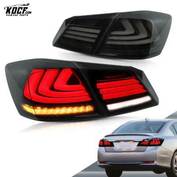 LED Tail lights For Honda Accord 9th Gen 2013-2015 With Sequential Turn Signals