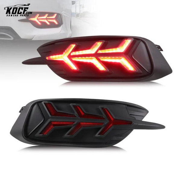 2015-2020 Honda Civic Sedan 10th Gen LED Rear bumper lamps brake lights turn signal lights