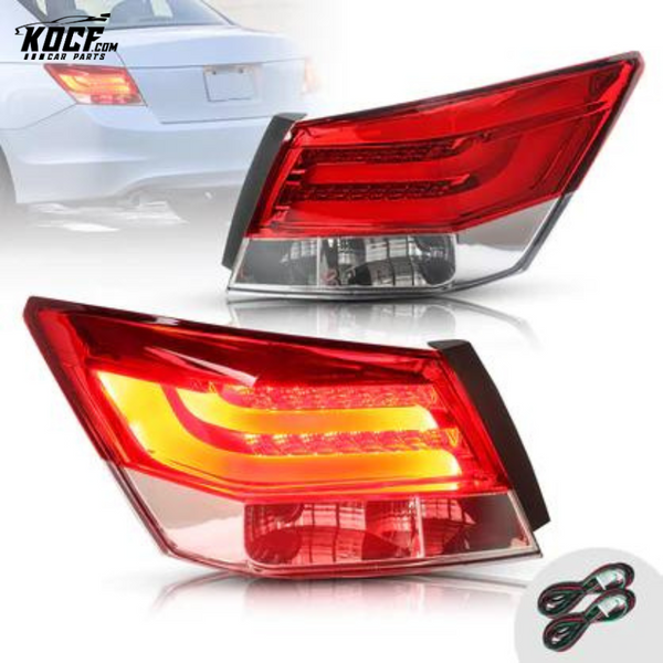 LED Tail lights For Honda Accord 2008-2012 Aftermarket Rear Lamps [2PCS]