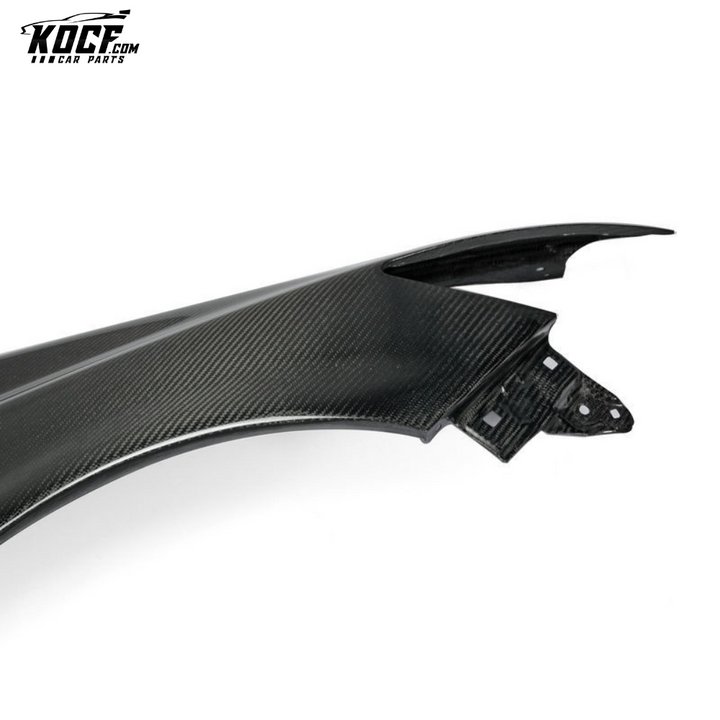 9TH GENERATION CIVIC 2012-2014 FB2 FB4 FB6 JS STYLE VENTED WIDER FRONT FENDER +20MM CARBON FIBER- USA WAREHOUSE