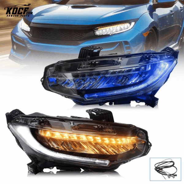 LED Headlights For 2016-2021 Honda Civic Sedan Hatchback Coupe