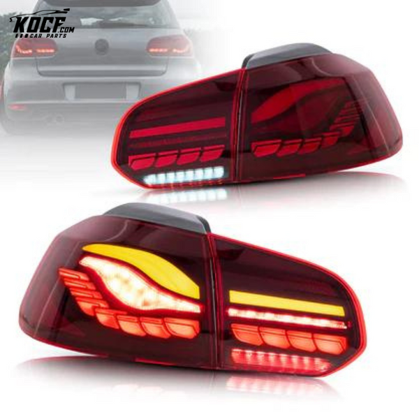 OLED Tail lights For Volkswagen Golf 6 MK6 2008-2014 With Sequential indicators Turn Signals