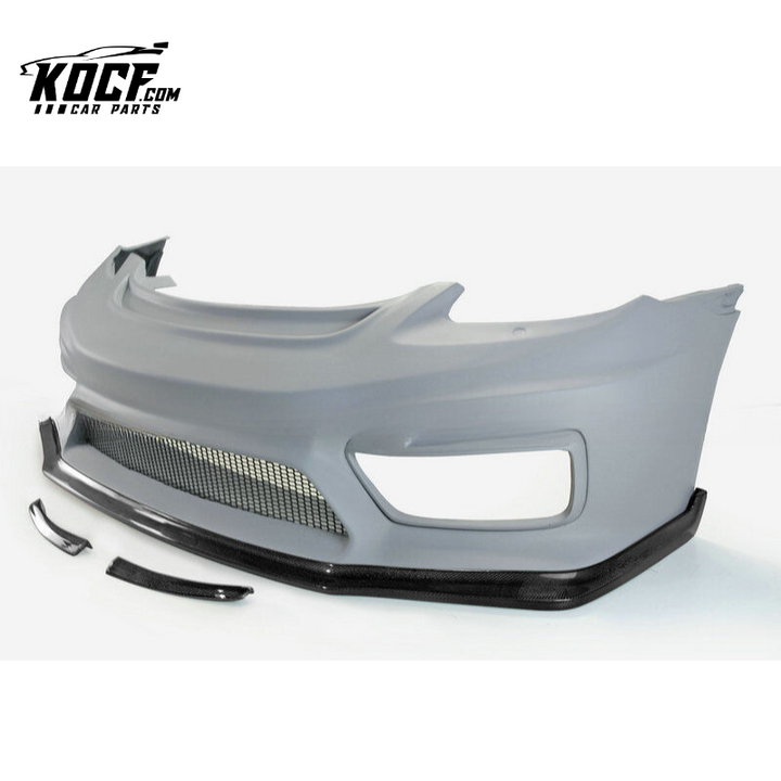 16 ONWARDS BOXSTER 718 CAYMAN 982 GT4 STYLE FRONT BUMPER WITH FOG LIGHT COVER