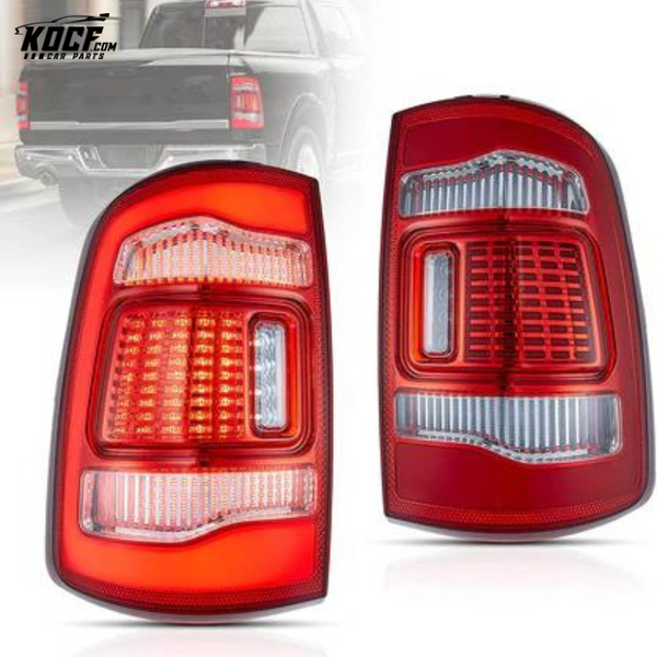 LED Tail Lights For RAM 1500 2500 3500 2009-2018 Red Turn Signals Rear Lamps Assembly