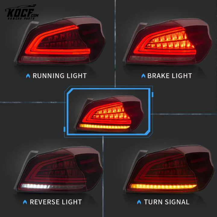 LED Tail Lights For 2015-2021 Subaru WRX / WRX STI Aftermarket Rear Lights