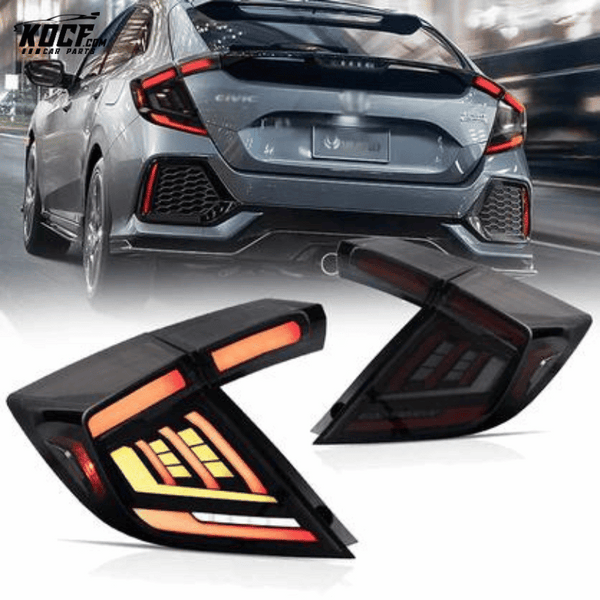 LED Tail lights For Honda Civic Hatchback (FK7) 2016-2021 Type R (FK8) 17–21 Rear Lamps Assembly