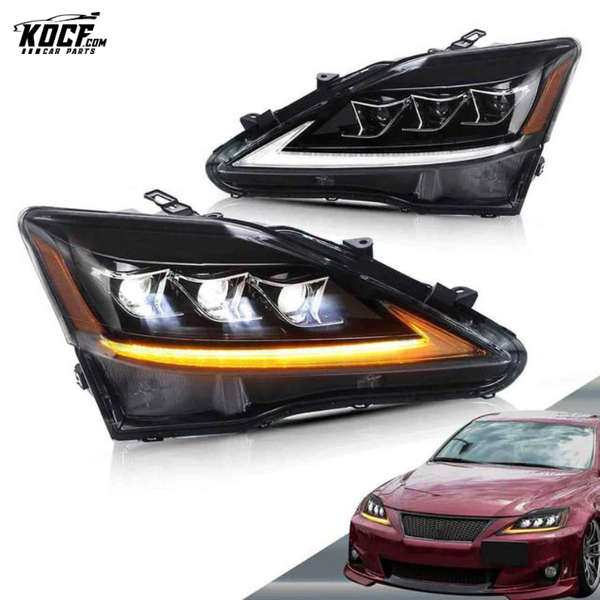 LED Headlights For 2006-2013 Lexus is250 is350 isf is200d is220d Front Lights Assembly