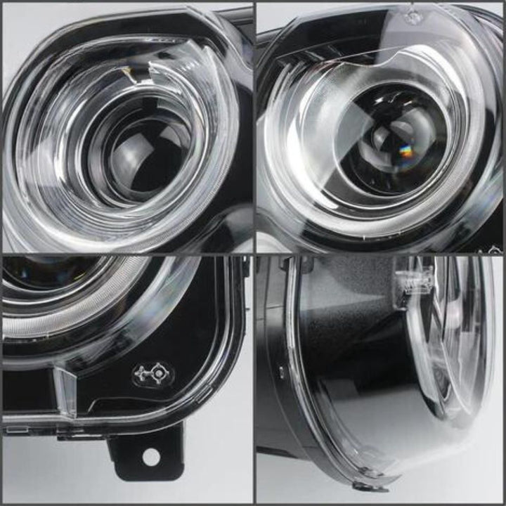 LED OEM Style Headlights For Dodge Challenger 2015-2020 Halo Front lights Assembly