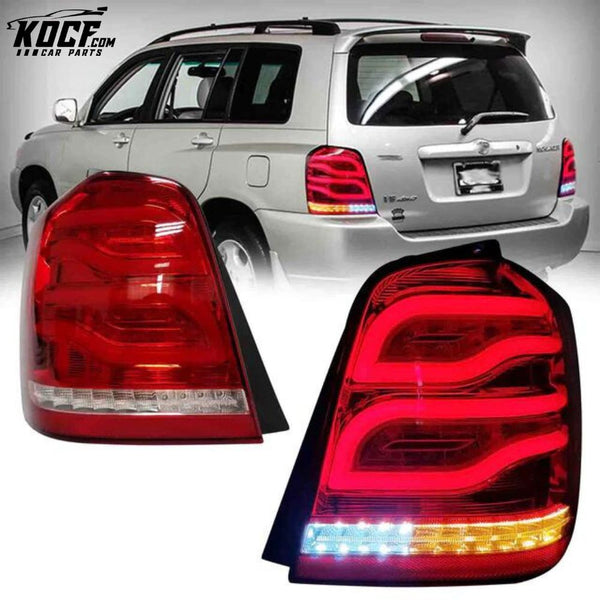 LED Tail Lights For 2001-2007 Toyota Highlander Rear Lamps Assembly