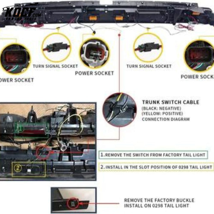 LED Projector Headlights And Taillights For Dodge Challenger 2008-2014