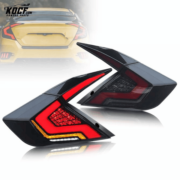 2016-2021 Honda Civic Sedan 10th Gen LED Aftermarket Rear Tail Lights