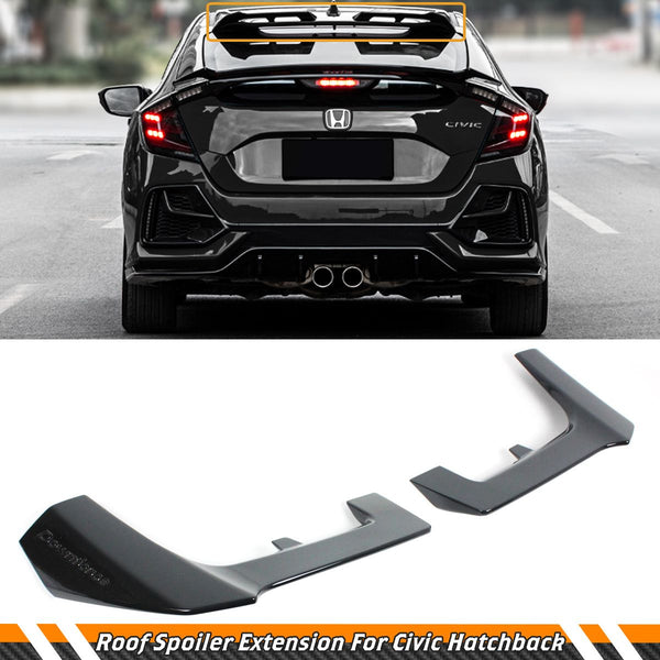 Roof Spoiler Extention Compatible 2016-2021 Honda Civic 5 Door Hatchback