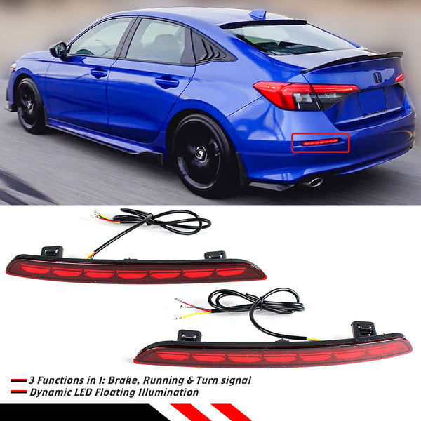 Side Reflector LED Compatible 2022+ Honda Civic 4 Door Sedan Model