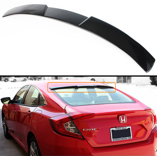 Roof Spoiler Compatible 2016-2021 Honda Civic 4 Door Sedan