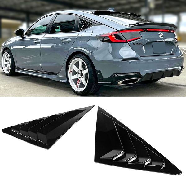 Rear Side Triangular Window Glass Compatible 2022+ Honda Civic Hatchback