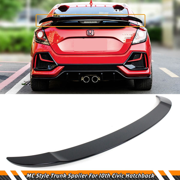 Trunk Spoiler Compatible 2016-2021 Honda Civic 5 Door Hatchback Model