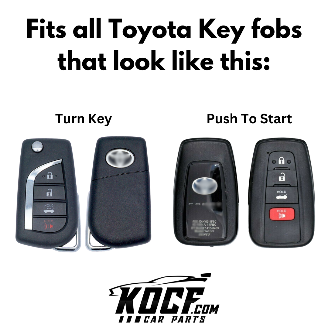Key Fob Real Carbon Fiber Cover for many Toyotas - VIP Price