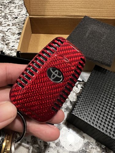 Key Fob Real Carbon Fiber Cover for many Toyotas - VIP Price