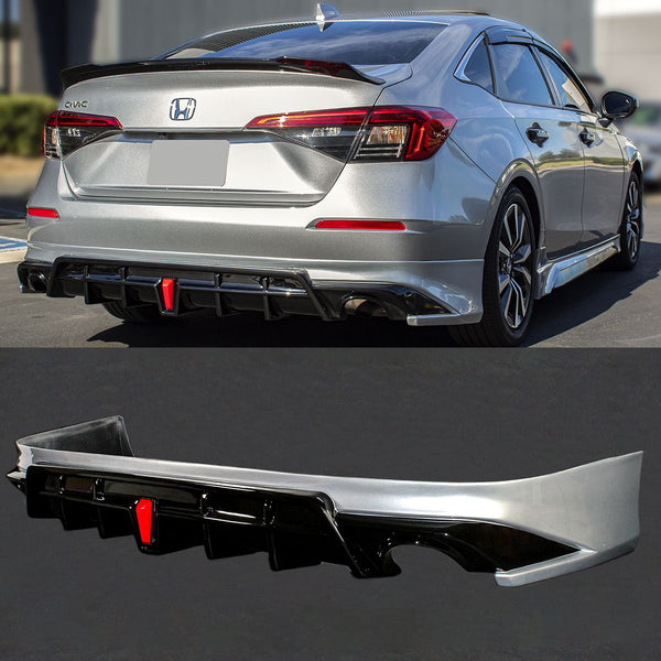 Rear Trunk Diffuser Compatible 2022+ Honda Civic 4 Door Models