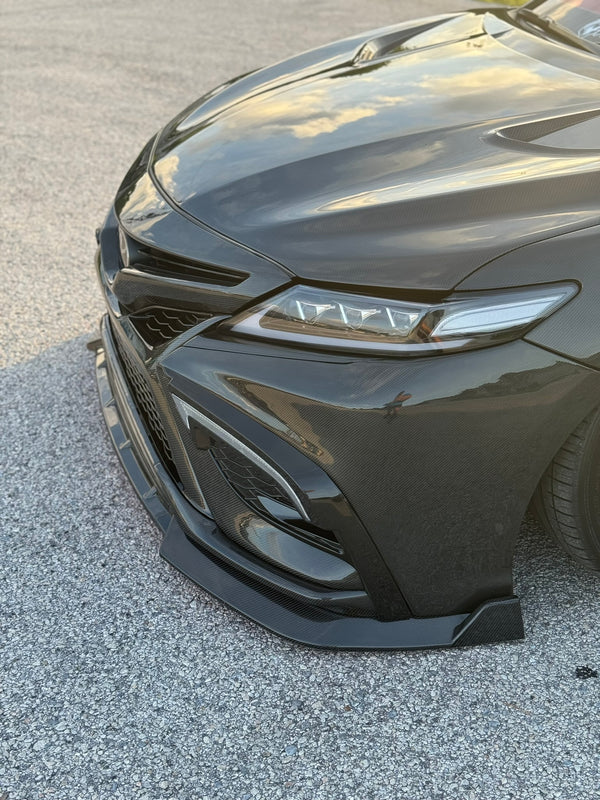 Carbon Fiber Front Lip Compatible for 2018-2024 Toyota Camry SE & XSE - VIP Price Free Shipping