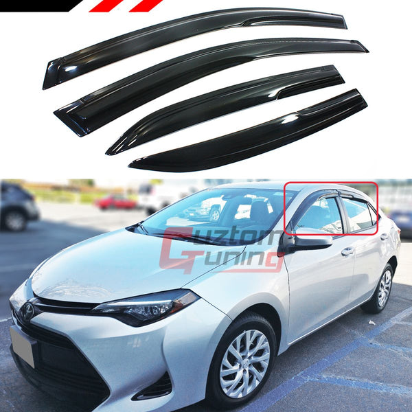 Window Visor Vent Shade Compatible 2009-2013 Toyota Corolla All Model