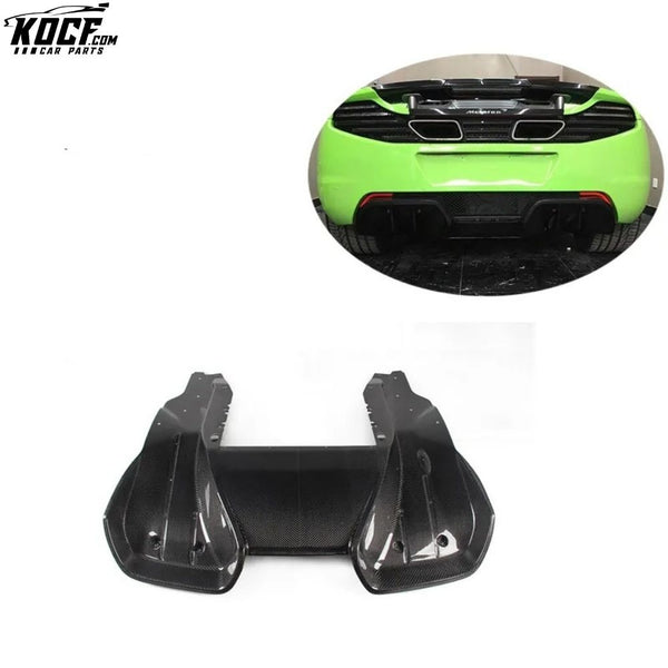 RZA style carbon fiber rear diffuser for McLaren Mp4 12C 650s