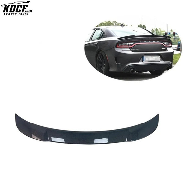 Fit 15-20 Dodge Charger SRT- Hellcat Real Carbon Fiber Deck lid Spoiler Trunk Spoiler