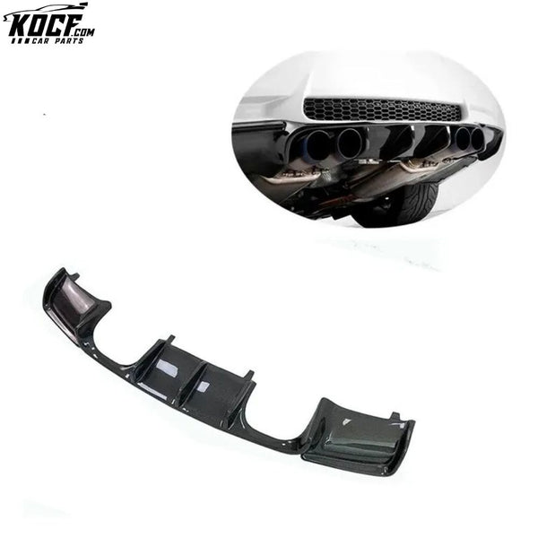 VRS GTS-V style carbon fiber rear bumper diffuser lip for BMW E92 M3