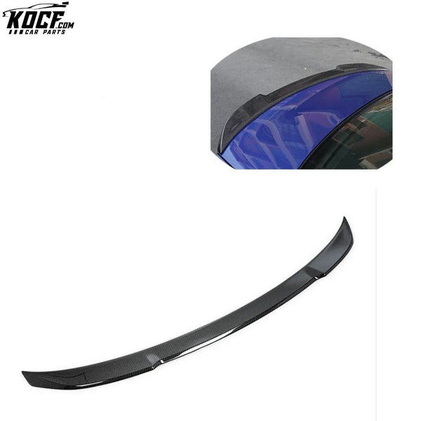 For BMW F22 F87 M2 M235i CS style carbon fiber rear trunk lid spoiler