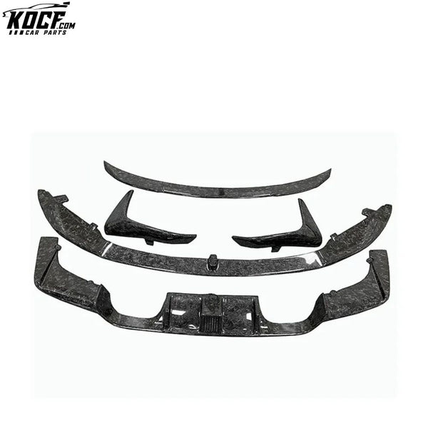 F80 M3 F82 M4 Forged Carbon Fiber BODY KIT Front Splitter Diffuser Spoiler For BMW F8X M3 M4 2015-21