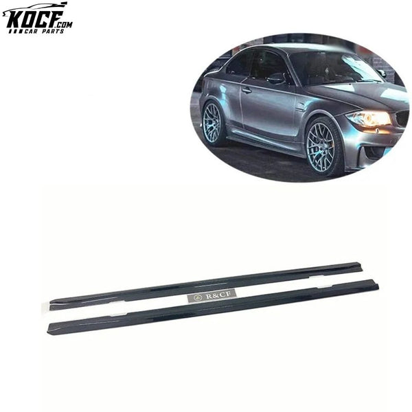 1M E82 RZA Style Carbon Fiber Side Skirts For BMW 1M E82 Coupe 12-15