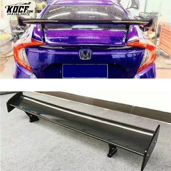 2016-2018 10TH GEN CIVIC FC GT REAR SPOILER WING (123CM LENGTH, BETWEEN BOTH MOUNT 80CM, HEIGHT IS 20CM)