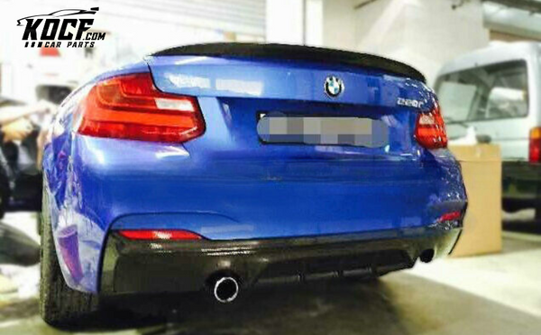 BMW 2 SERIES F22 F23 F45 F46 F87 M-Tech Style Real Carbon Fiber Rear Diffuser