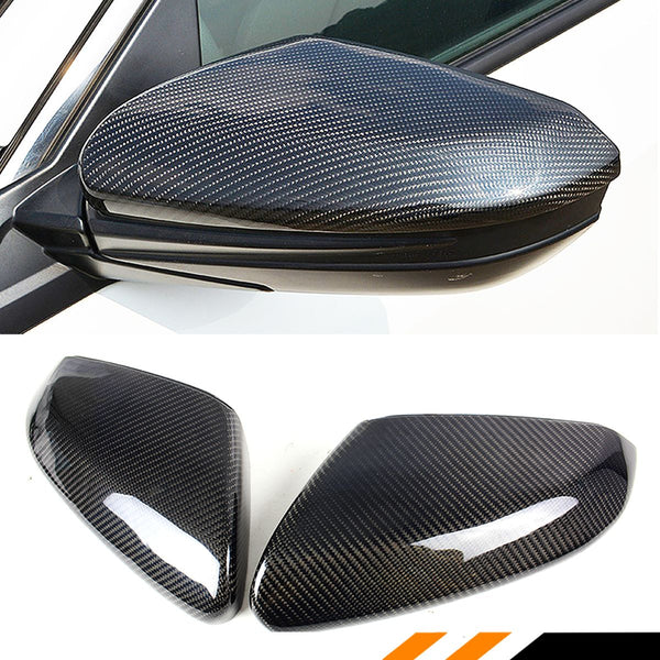 Carbon Fiber Mirror Cap Covers Compatible 2016-2021 Honda Civic All Models