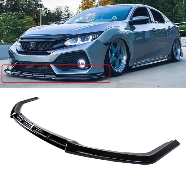 Front Lip Compatible Honda Civic 2017-2021 All Hatchback