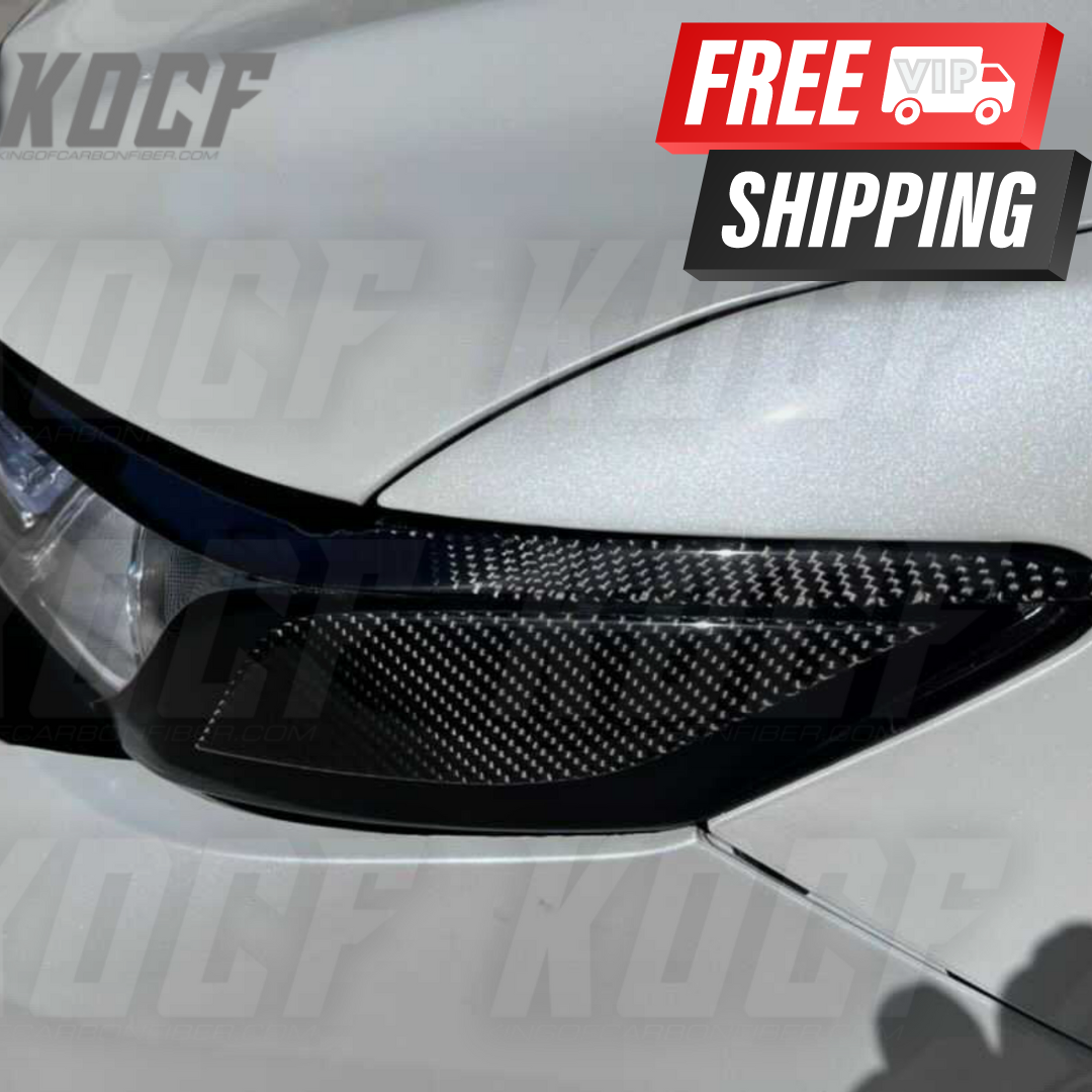 Camry Carbon Fiber Headlight Side Marker Cover Overlay Toyota Camry 2018-2024 Compatible - VIP Price