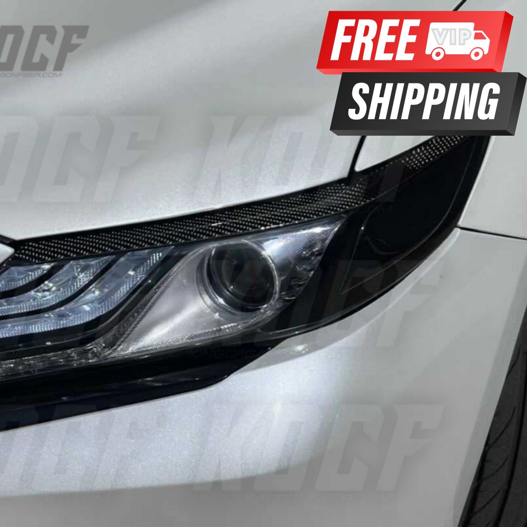Carbon Fiber Eyelids Overlays Toyota Camry 2018-2024 Compatible - VIP Price