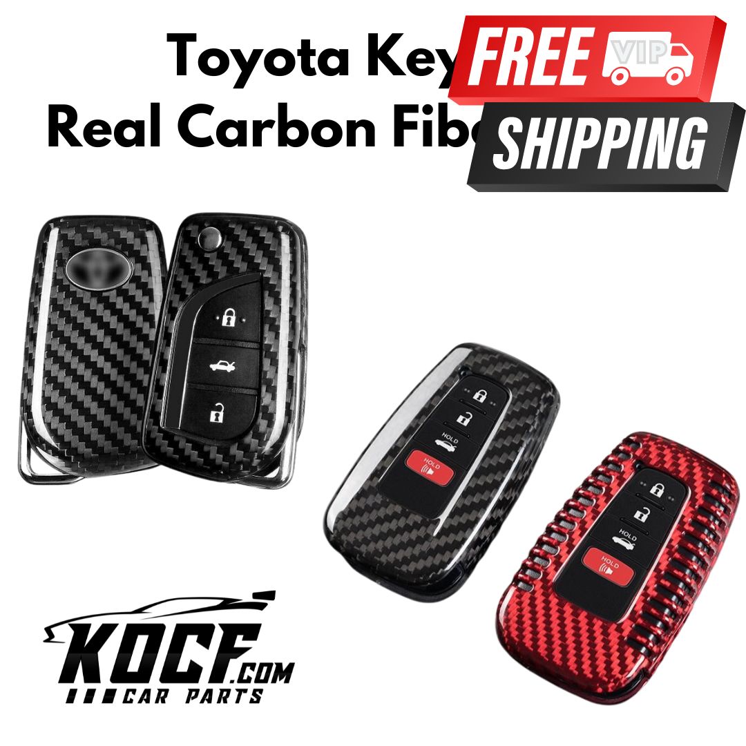 Key Fob Real Carbon Fiber Cover for many Toyotas - VIP Price Free Ship ...