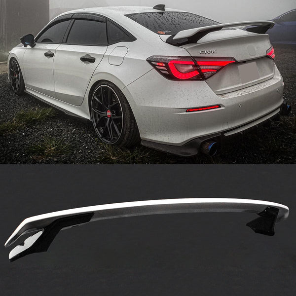 Rear Trunk Spoiler Compatible 2022-2024 Honda Civic 4 Door Sedan Model