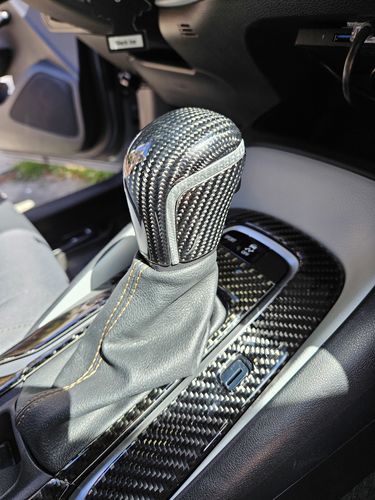 Carbon Fiber Shift Knob Compatible with Toyota Camry 2018+, 2019+ Avalon, Corolla, - Customizable