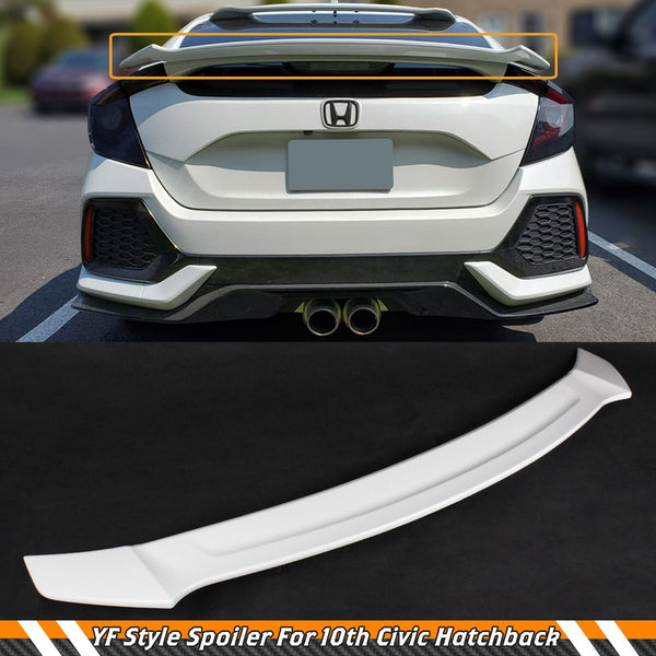 Rear Spoiler Compatible 2016-2021 Honda Civic 5 Door Hatchback Model