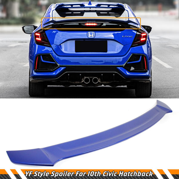 Rear Spoiler Compatible 2016-2021 Honda Civic 5 Door Hatchback Model