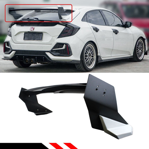 Trunk Spoiler Compatible 2017-2021 Honda Civic 5 Door Hatchback Model