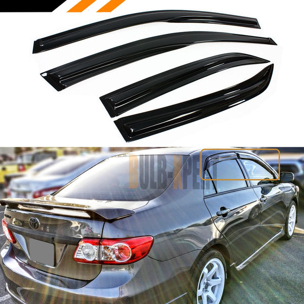 Window Visor Vent Shade Compatible 2009-2013 Toyota Corolla All Model