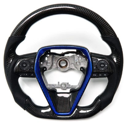 Toyota Camry Compatible Real Carbon Fiber Steering Wheel Camry 2018-2024 Customizable