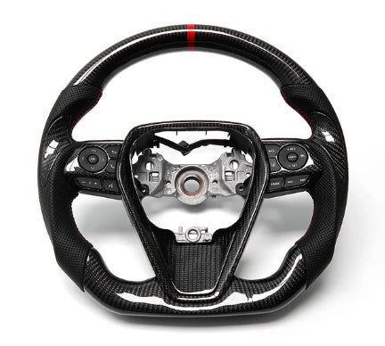 Toyota Camry Compatible Real Carbon Fiber Steering Wheel Camry 2018-2024 Customizable