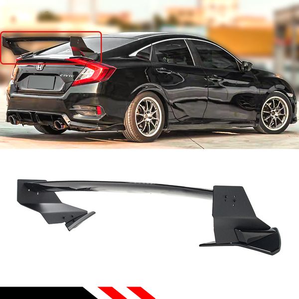 Trunk Spoiler Compatible 2016-2021 Honda Civic 4 Door Sedan