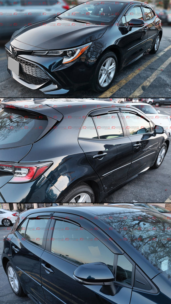 Window Visor Vent Shade Compatible 2019-2026 Toyota Corolla Hatchback Models Only