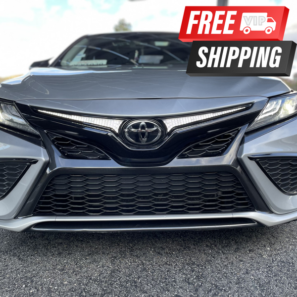 Grill DRL Front Bumper LED Lights Compatible for 2018-2024 Toyota Camry - VIP Price Free Shipping Item