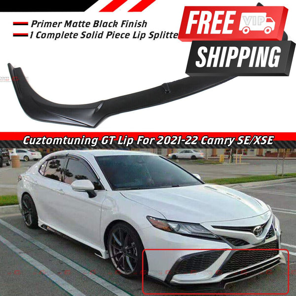 JDM GT Style Front Bumper Lip Splitter for Toyota Camry SE XSE 2021-2024 - VIP Price Free Shipping Item